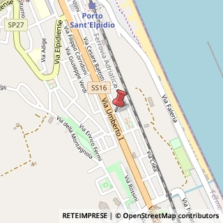Mappa Piazza F.lli D'Angelo, 2, 63821 Porto Sant'Elpidio FM, Italia, 63821 Porto Sant'Elpidio, Fermo (Marche)