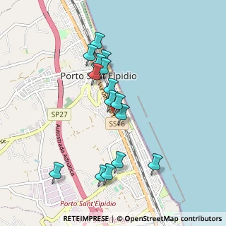 Mappa Piazza F.lli D'Angelo, 63821 Porto Sant'Elpidio FM, Italia (0.894)
