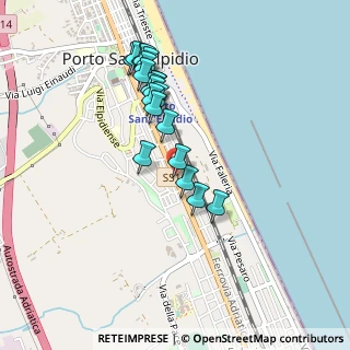 Mappa Piazza F.lli D'Angelo, 63821 Porto Sant'Elpidio FM, Italia (0.442)