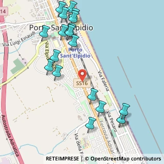 Mappa Piazza F.lli D'Angelo, 63821 Porto Sant'Elpidio FM, Italia (0.655)