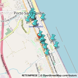 Mappa Piazza F.lli D'Angelo, 63821 Porto Sant'Elpidio FM, Italia (0.448)