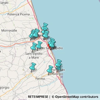 Mappa Via Italo Svevo, 63821 Porto Sant'Elpidio FM, Italia (5.66882)