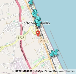 Mappa Via Giuseppe Giusti, 63821 Porto Sant'Elpidio FM, Italia (0.94091)