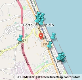 Mappa Via Giuseppe Giusti, 63821 Porto Sant'Elpidio FM, Italia (0.99833)