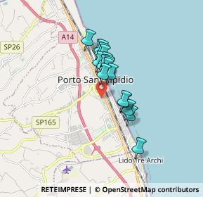 Mappa Via Giuseppe Giusti, 63821 Porto Sant'Elpidio FM, Italia (1.18556)