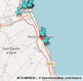 Mappa Via Giuseppe Giusti, 63821 Porto Sant'Elpidio FM, Italia (4.9025)