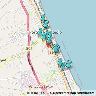 Mappa Via Enrico Fermi, 63821 Porto Sant'Elpidio FM, Italia (0.71385)