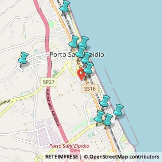 Mappa Via Giuseppe Giusti, 63821 Porto Sant'Elpidio FM, Italia (1.04636)