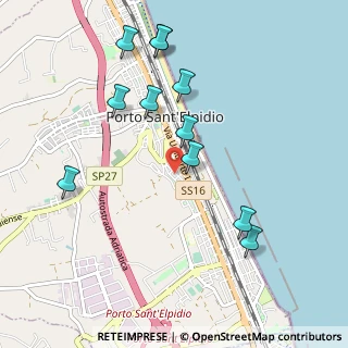 Mappa Via Giuseppe Giusti, 63821 Porto Sant'Elpidio FM, Italia (1.07818)