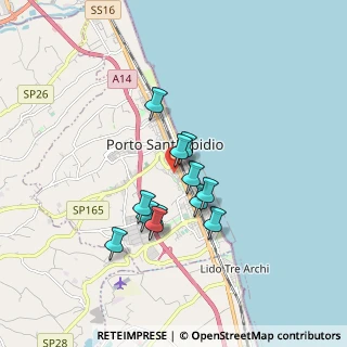 Mappa Via Enrico Fermi, 63821 Porto Sant'Elpidio FM, Italia (1.3925)