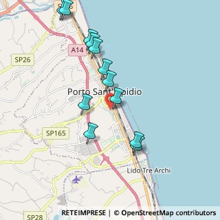 Mappa Via Giuseppe Giusti, 63821 Porto Sant'Elpidio FM, Italia (2.035)