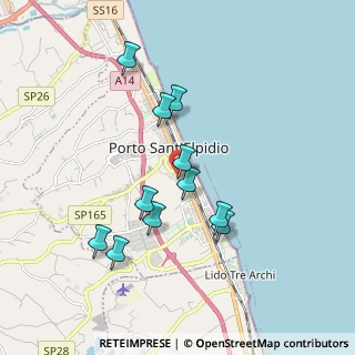 Mappa Via Giuseppe Giusti, 63821 Porto Sant'Elpidio FM, Italia (1.72455)