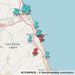 Mappa Via Italo Svevo, 63821 Porto Sant'Elpidio FM, Italia (4.34313)