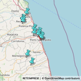 Mappa Via Italo Svevo, 63821 Porto Sant'Elpidio FM, Italia (13.65333)