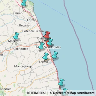 Mappa Via Enrico Fermi, 63821 Porto Sant'Elpidio FM, Italia (19.69308)