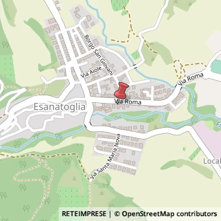 Mappa Via Roma, 25, 62024 Esanatoglia, Macerata (Marche)