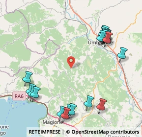 Mappa Loc. San Bartolomeo dei Fossi, 06019 Umbertide PG, Italia (10.441)