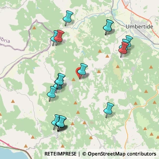 Mappa Loc. San Bartolomeo dei Fossi, 06019 Umbertide PG, Italia (4.91053)