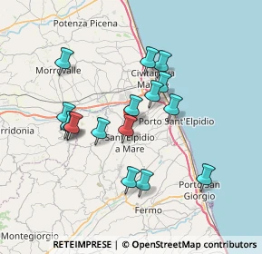 Mappa Sant'Elpidio A Mare, 63811 Sant'Elpidio a mare FM, Italia (6.59938)