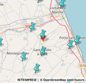 Mappa Sant'Elpidio A Mare, 63811 Sant'Elpidio a mare FM, Italia (5.61091)