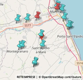 Mappa Sant'Elpidio A Mare, 63811 Sant'Elpidio a mare FM, Italia (4.80333)