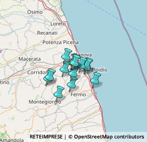 Mappa Sant'Elpidio A Mare, 63811 Sant'Elpidio a mare FM, Italia (6.71714)