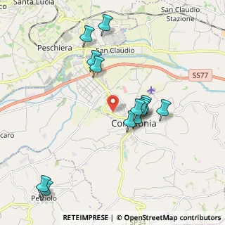 Mappa Via Zegalara, 62014 Corridonia MC, Italia (2.02231)