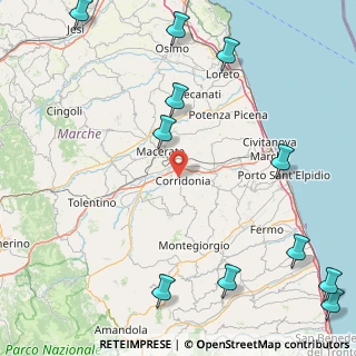 Mappa Via Zegalara, 62014 Corridonia MC, Italia (25.89727)