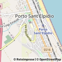 Kaart Porto Sant'Elpidio