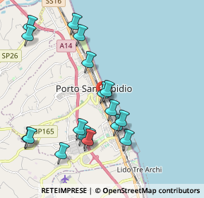 Mappa Via Guglielmo Oberdan, 63821 Porto Sant'Elpidio FM, Italia (2.16333)