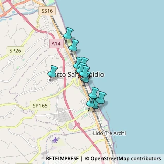 Mappa Via Guglielmo Oberdan, 63821 Porto Sant'Elpidio FM, Italia (1.12417)