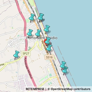 Mappa Via Guglielmo Oberdan, 63821 Porto Sant'Elpidio FM, Italia (0.98727)