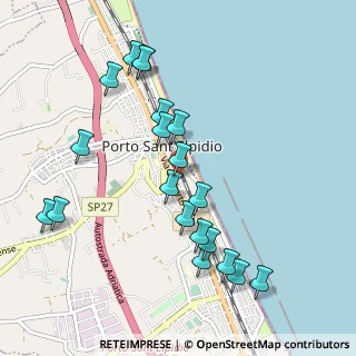 Mappa Via Guglielmo Oberdan, 63821 Porto Sant'Elpidio FM, Italia (1.082)