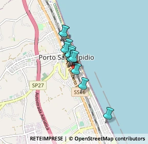 Mappa Via Guglielmo Oberdan, 63821 Porto Sant'Elpidio FM, Italia (0.535)