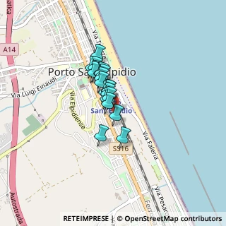 Mappa Via Guglielmo Oberdan, 63821 Porto Sant'Elpidio FM, Italia (0.256)