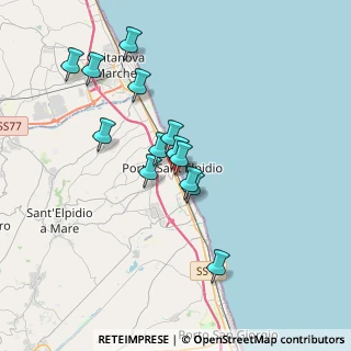 Mappa Via Guglielmo Oberdan, 63821 Porto Sant'Elpidio FM, Italia (3.18538)