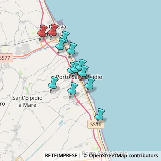 Mappa Via Guglielmo Oberdan, 63821 Porto Sant'Elpidio FM, Italia (2.92769)