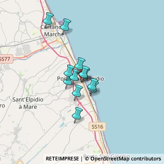Mappa Via Guglielmo Oberdan, 63821 Porto Sant'Elpidio FM, Italia (2.39917)