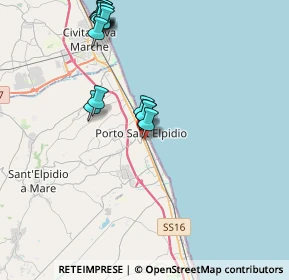 Mappa Via Guglielmo Oberdan, 63821 Porto Sant'Elpidio FM, Italia (4.41867)