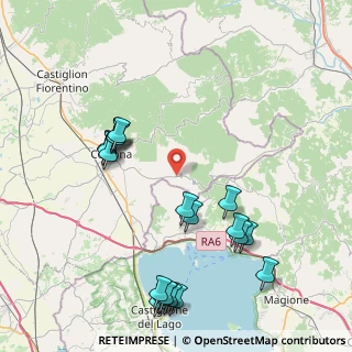 Mappa Località Montanare, 52044 Cortona AR, Italia (9.825)