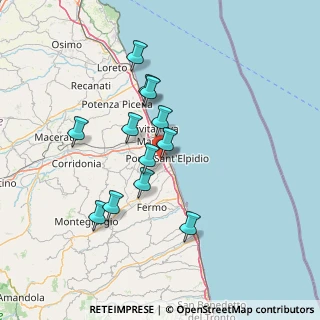 Mappa Via Don Sturzo, 63821 Porto Sant'Elpidio FM, Italia (12.72167)