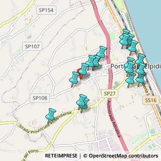 Mappa Via Don Sturzo, 63821 Porto Sant'Elpidio FM, Italia (1.091)