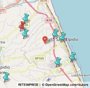 Mappa Via Don Sturzo, 63821 Porto Sant'Elpidio FM, Italia (3.07545)