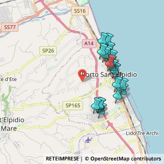Mappa Via Don Sturzo, 63821 Porto Sant'Elpidio FM, Italia (1.8445)