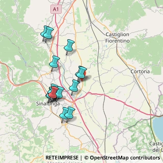 Mappa Via del Porto, 52045 Foiano della Chiana AR, Italia (7.43706)
