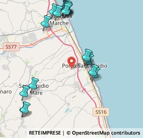 Mappa Via Don Luigi Sturzo, 63821 Porto Sant'Elpidio FM, Italia (5.1095)