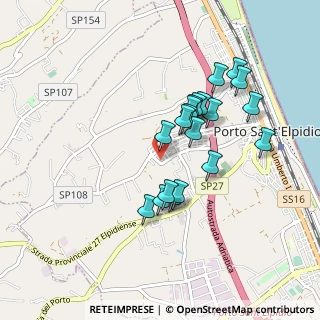Mappa Via Don Luigi Sturzo, 63821 Porto Sant'Elpidio FM, Italia (0.8015)