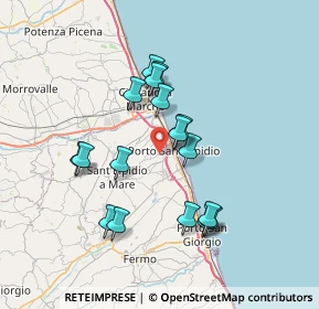 Mappa Via Don Luigi Sturzo, 63821 Porto Sant'Elpidio FM, Italia (6.65824)