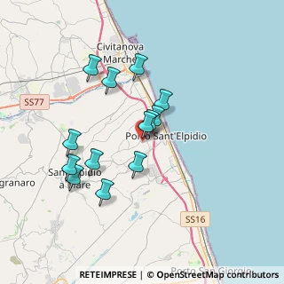 Mappa Via Don Luigi Sturzo, 63821 Porto Sant'Elpidio FM, Italia (3.27)
