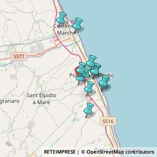Mappa Via Don Luigi Sturzo, 63821 Porto Sant'Elpidio FM, Italia (2.54167)